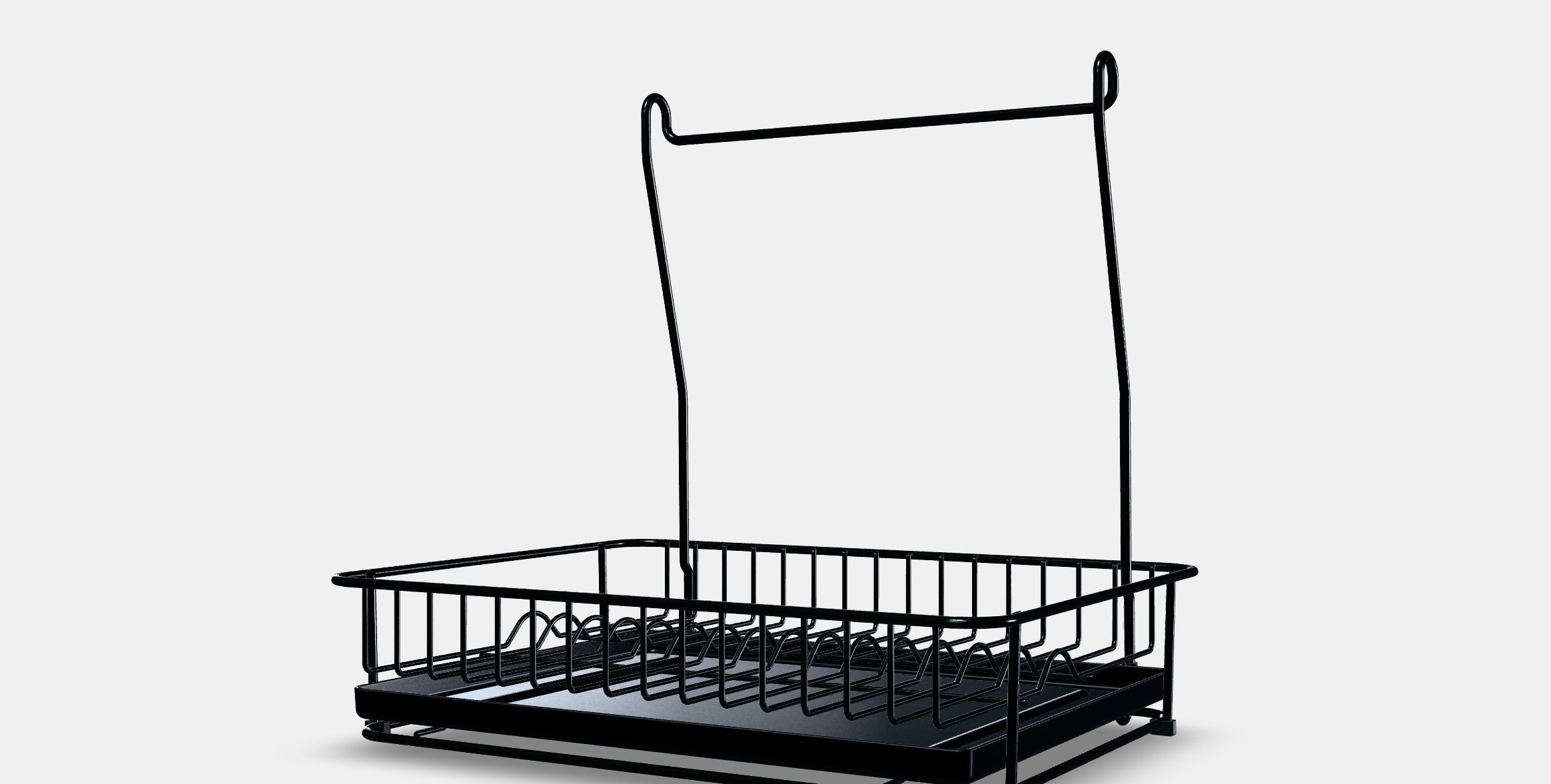HULTARP Dish drainer Low-poly 3D model_13