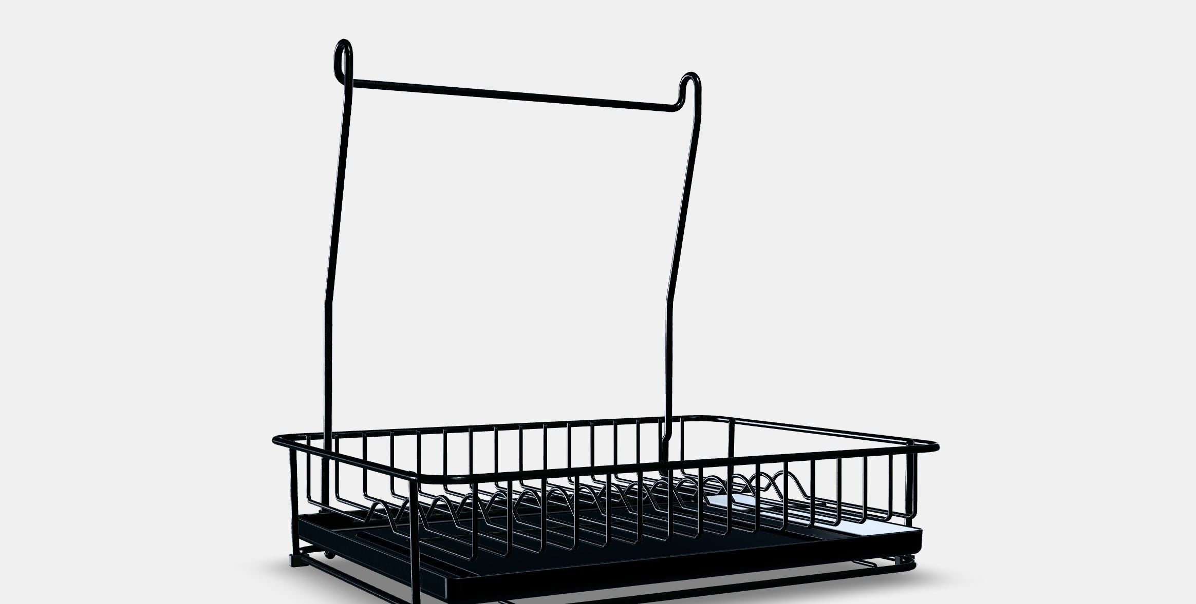 HULTARP Dish drainer Low-poly 3D model_6