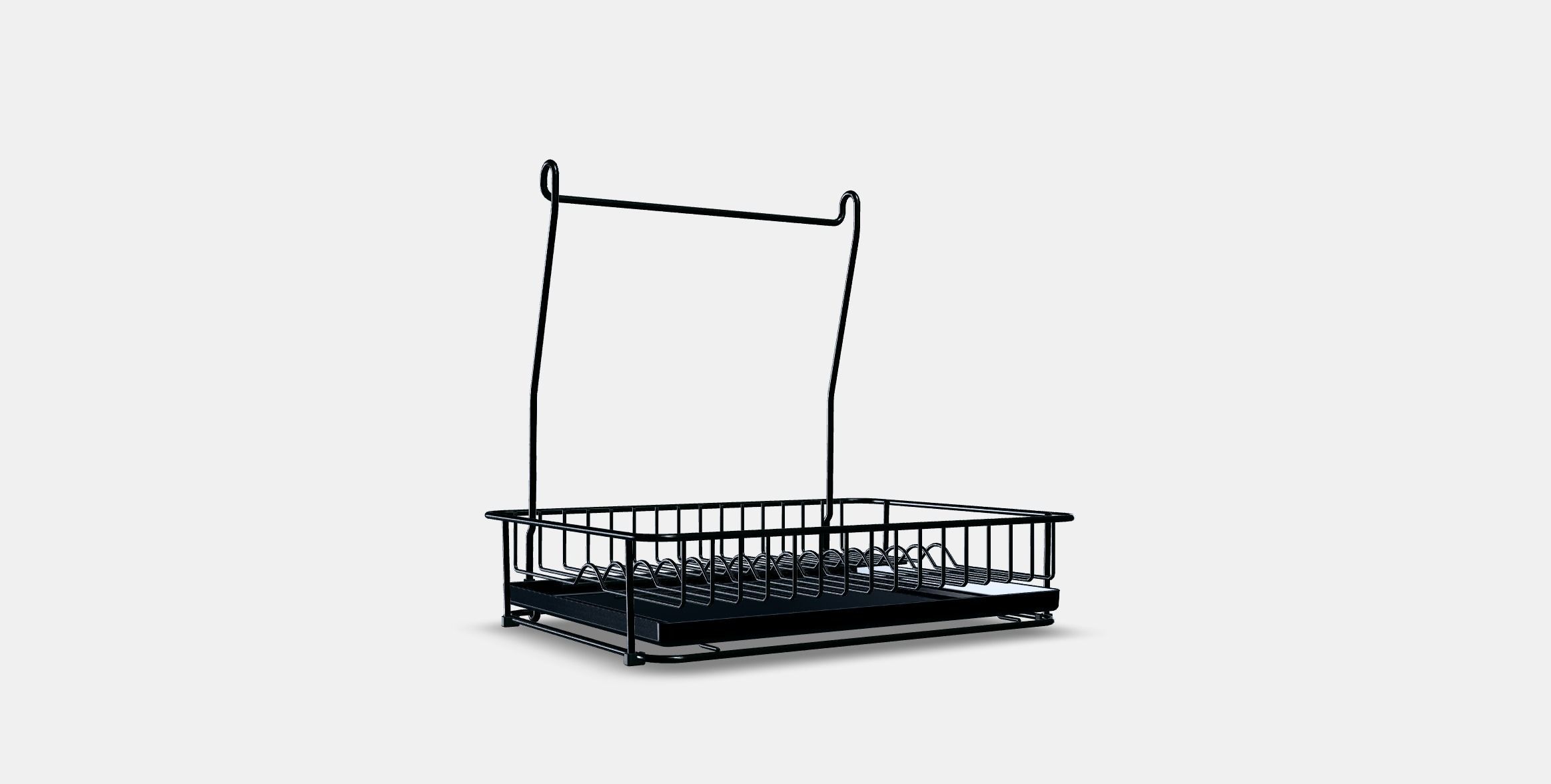 HULTARP Dish drainer Low-poly 3D model_2