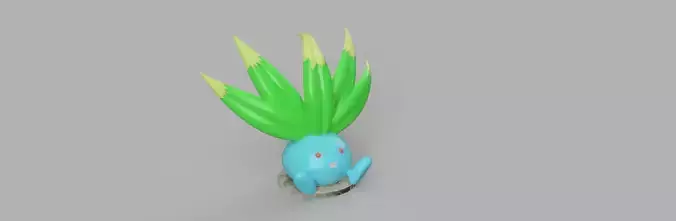 Pokemon 0043 Odish 3D model