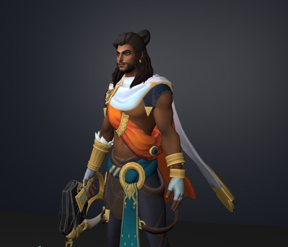 akshan 3D model_2