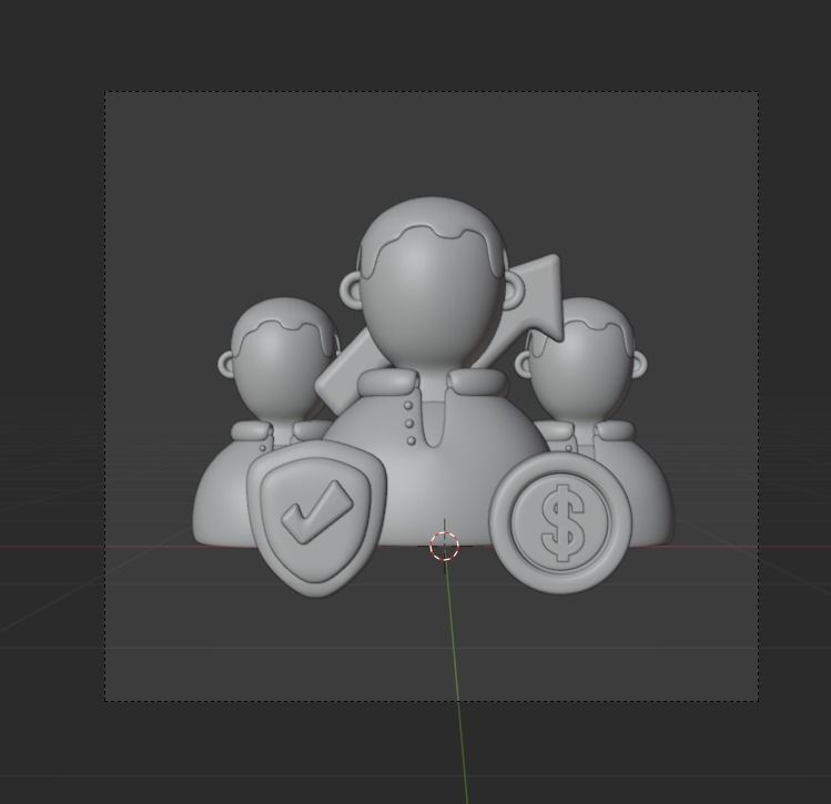 Investment 3d Illustration  Icon Pack 3D model_21