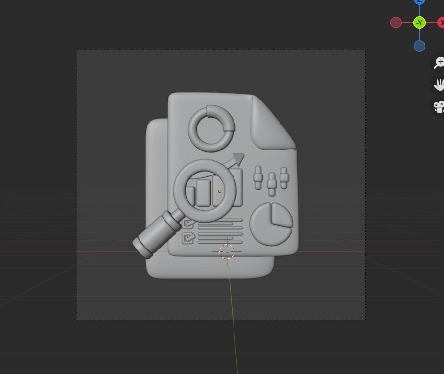 Investment 3d Illustration  Icon Pack 3D model_37