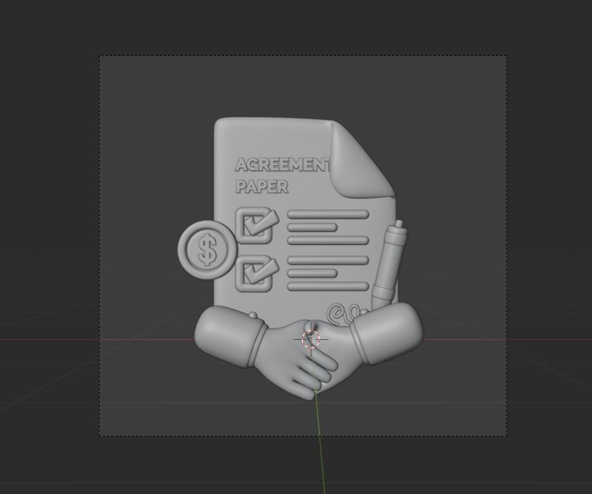 Investment 3d Illustration  Icon Pack 3D model_24