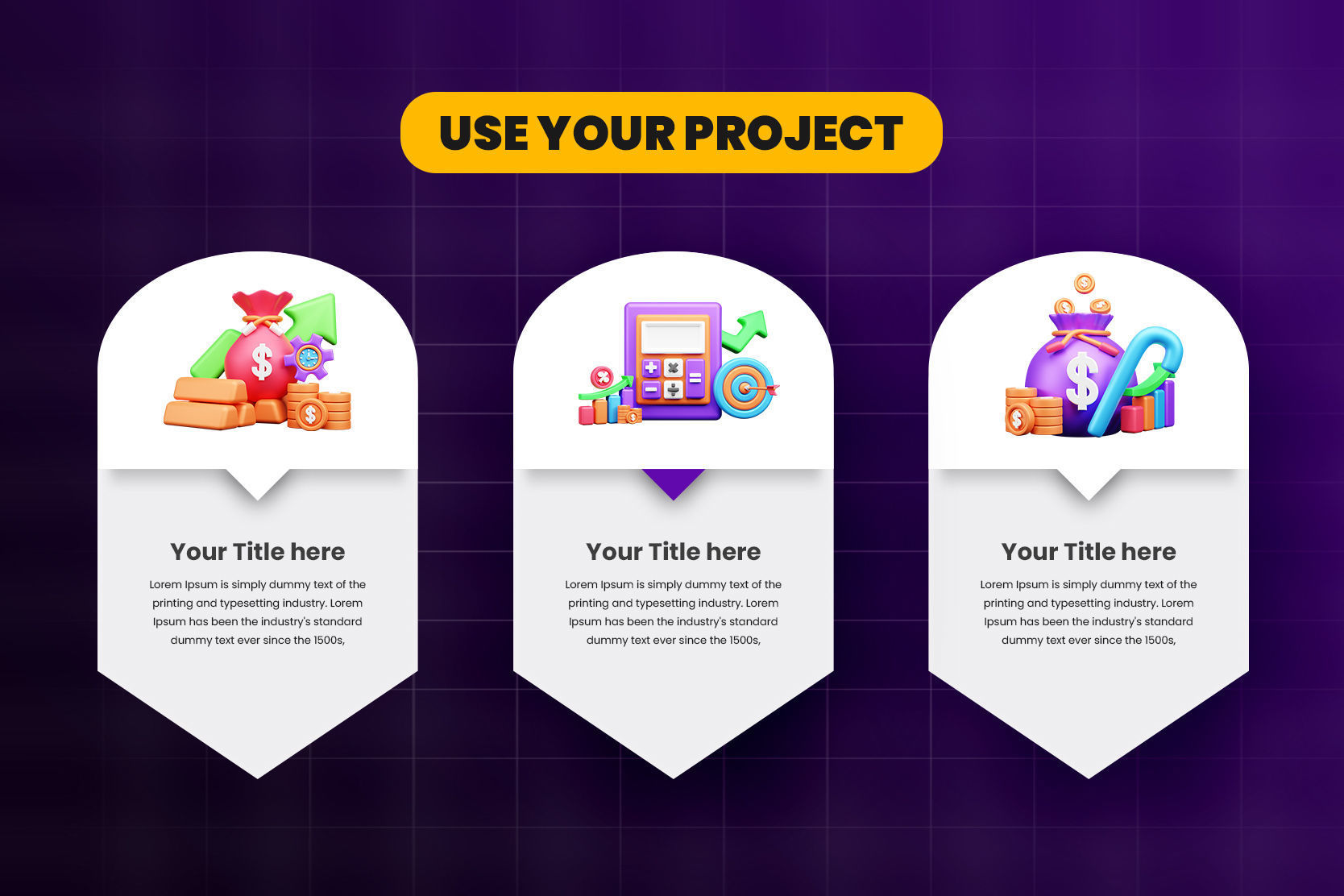 Investment 3d Illustration  Icon Pack 3D model_4