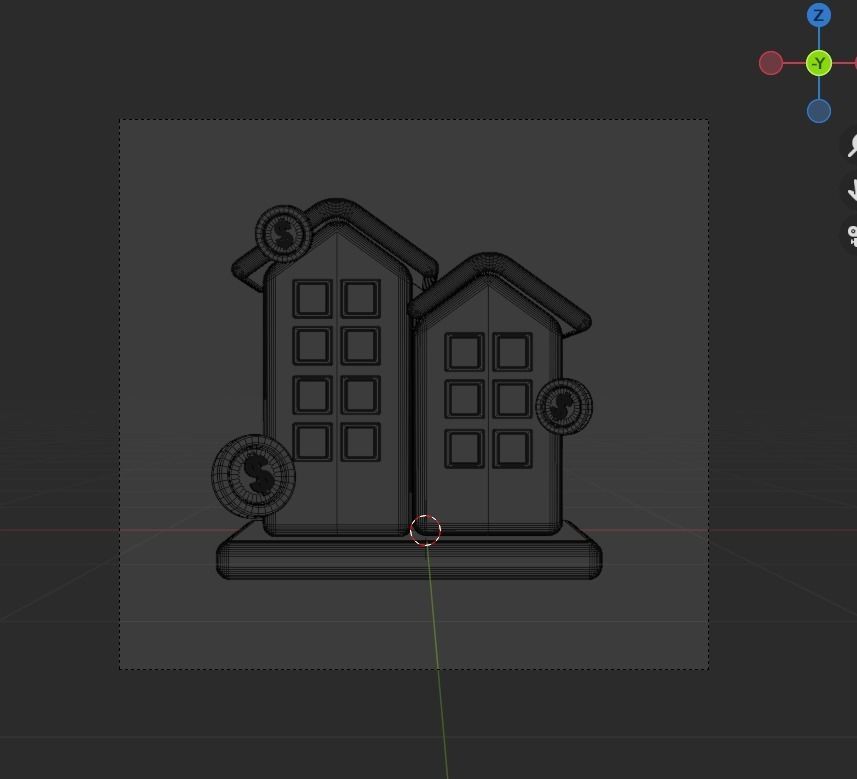 Investment 3d Illustration  Icon Pack 3D model_62