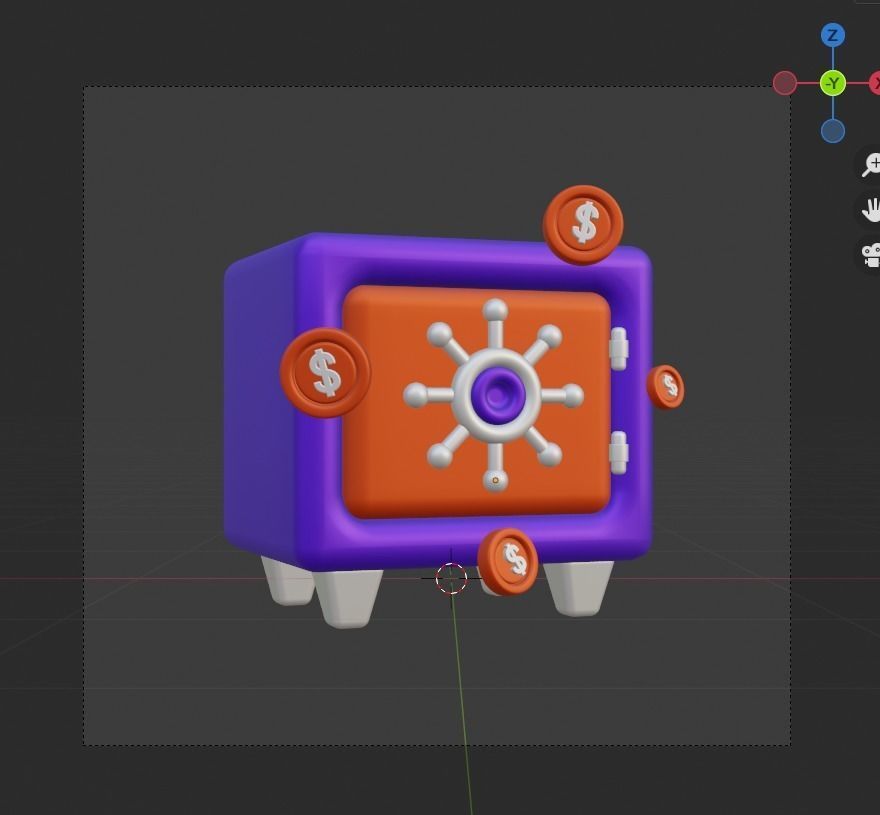 Investment 3d Illustration  Icon Pack 3D model_41