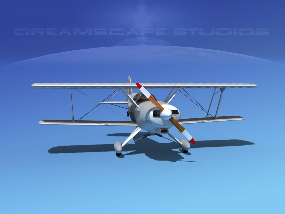 Acro Sport II Bare Metal 3D model_3