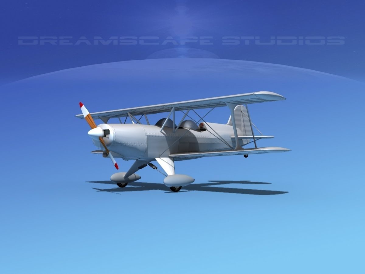 Acro Sport II Bare Metal 3D model_1