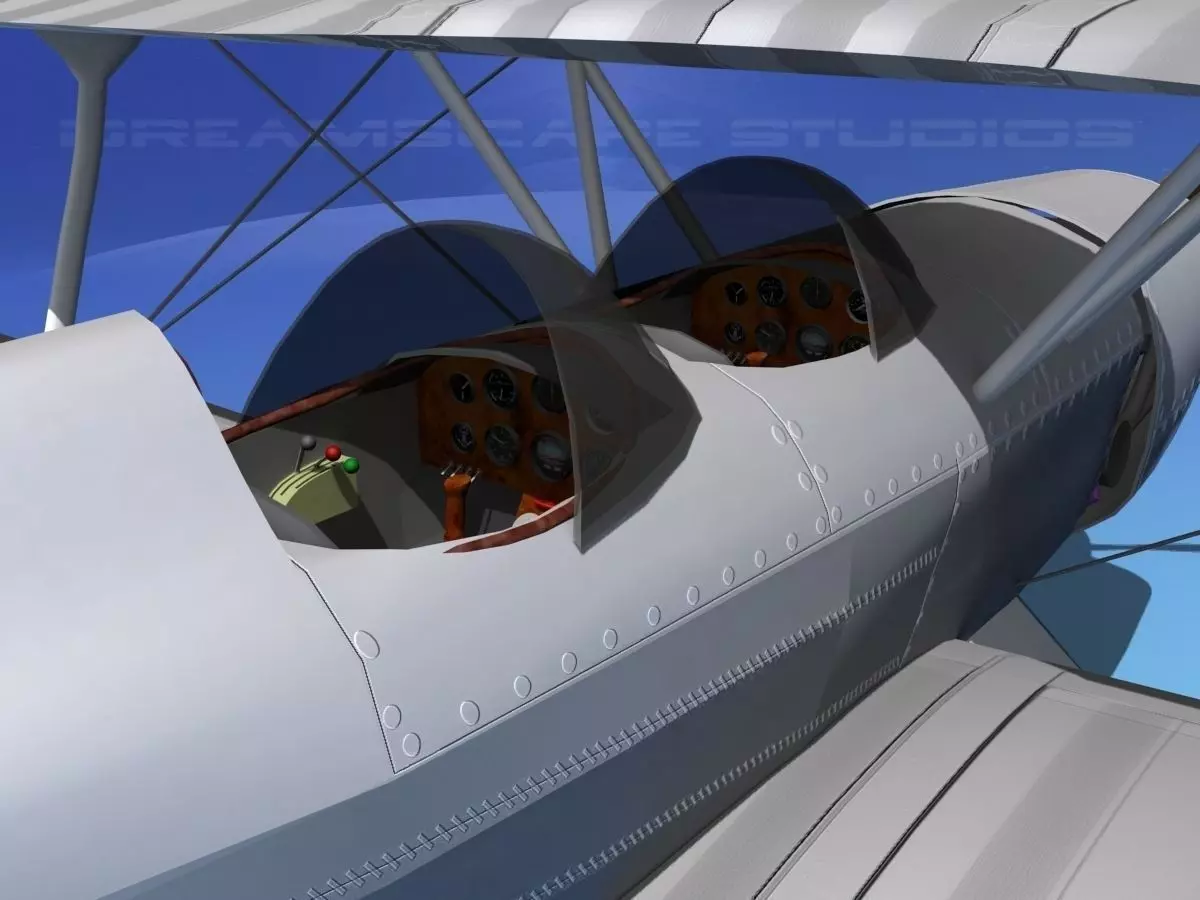 Acro Sport II Bare Metal 3D model_0