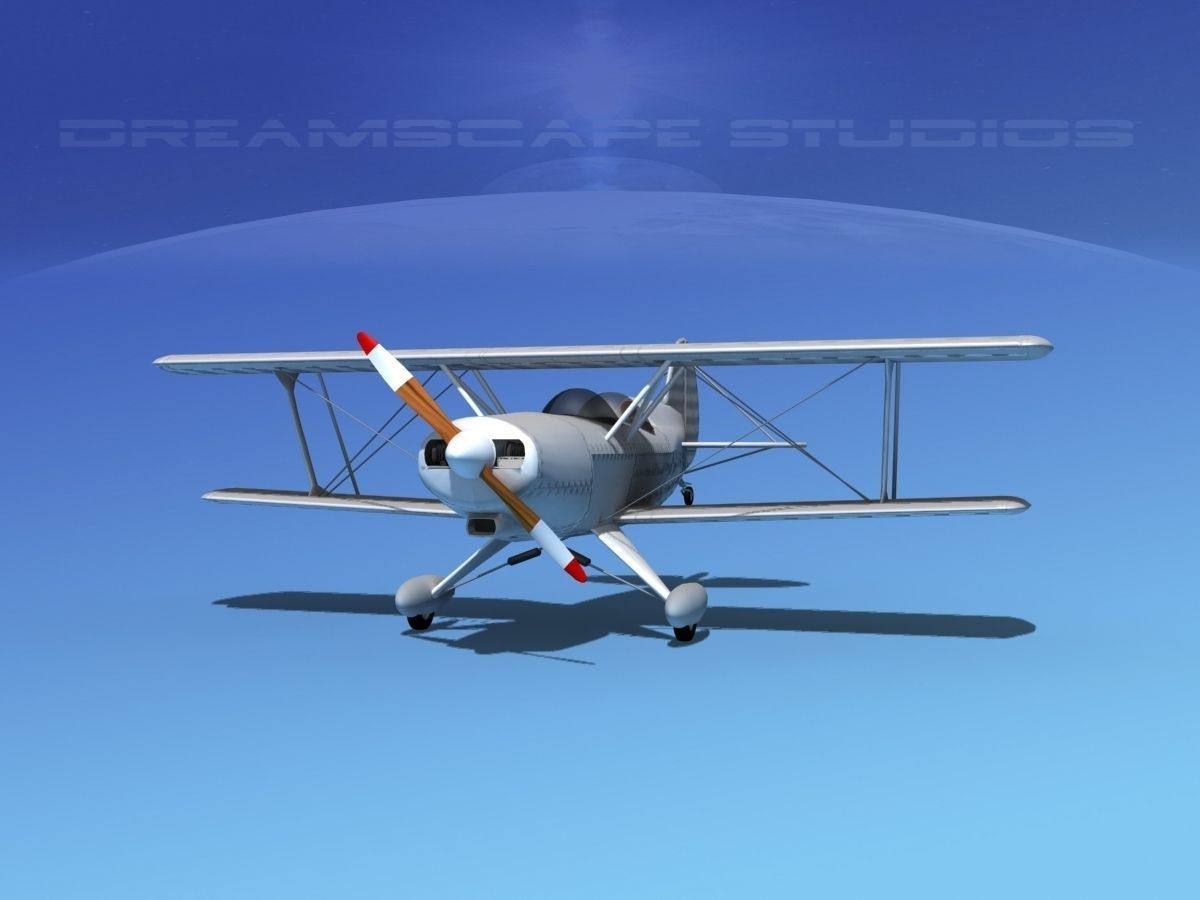 Acro Sport II Bare Metal 3D model_2