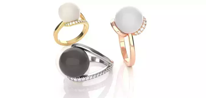 Fancy Pearl Ring