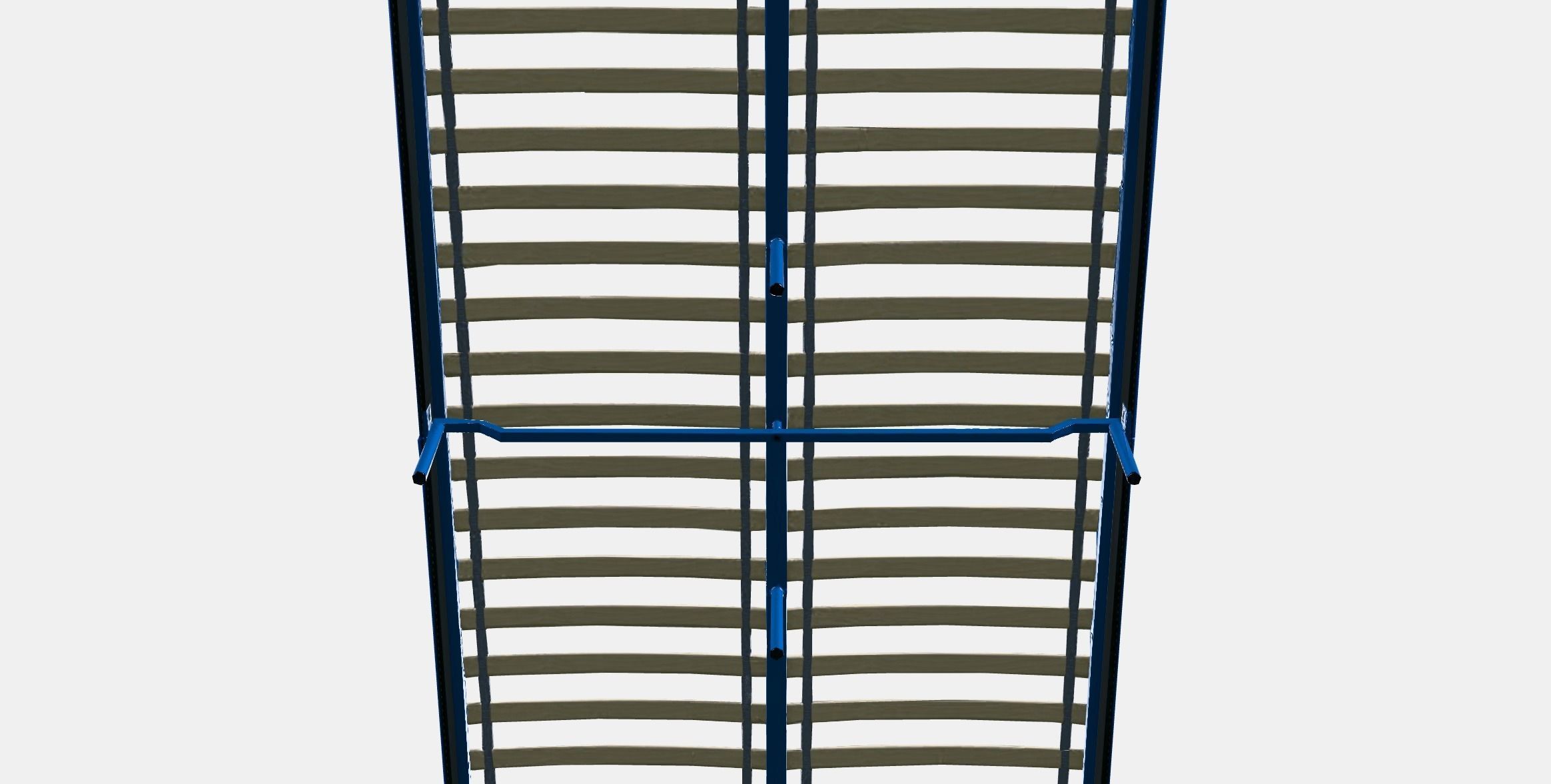 SLATTUM Upholstered bed frame 1 Low-poly 3D model_9