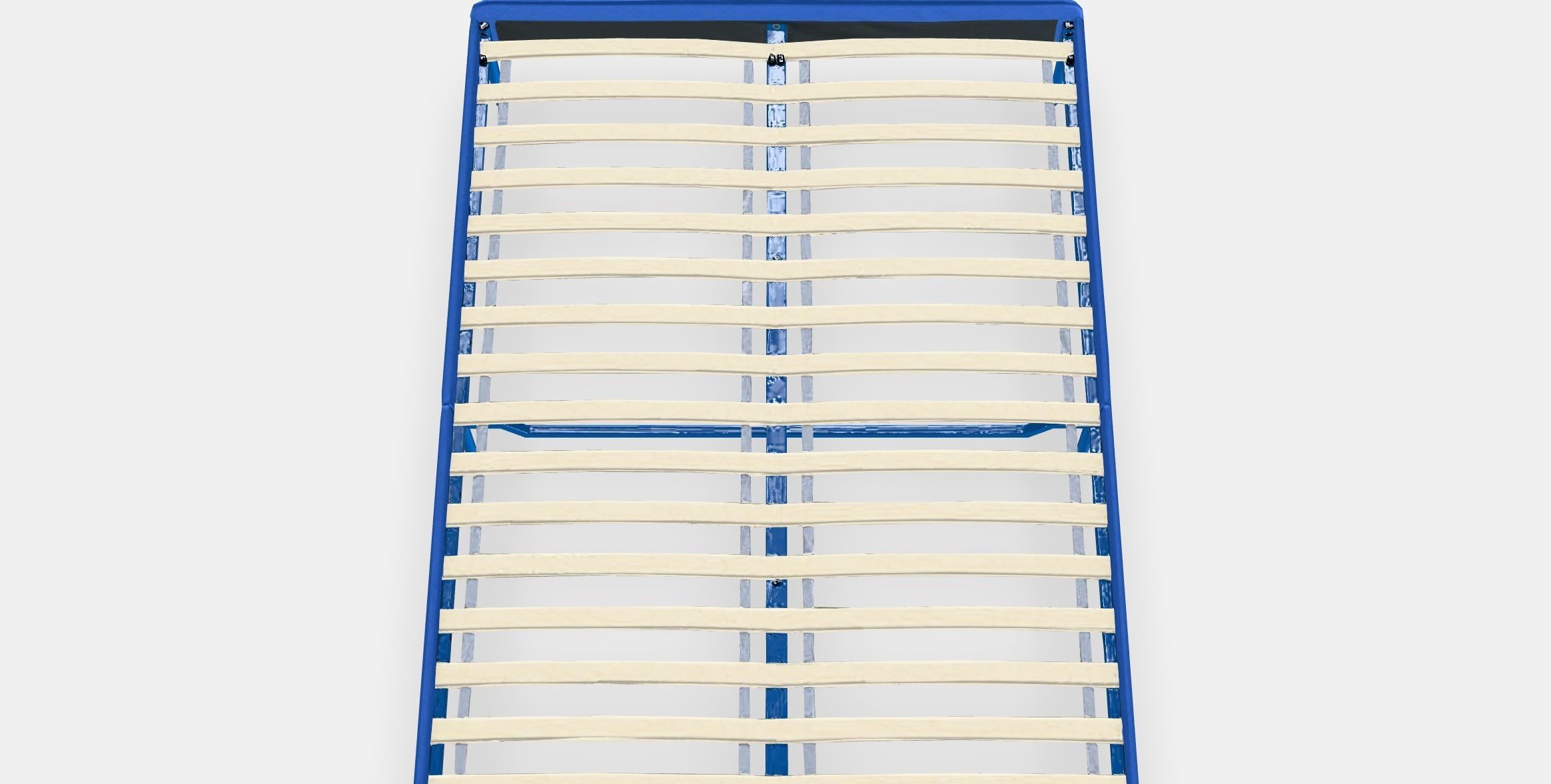 SLATTUM Upholstered bed frame 1 Low-poly 3D model_6