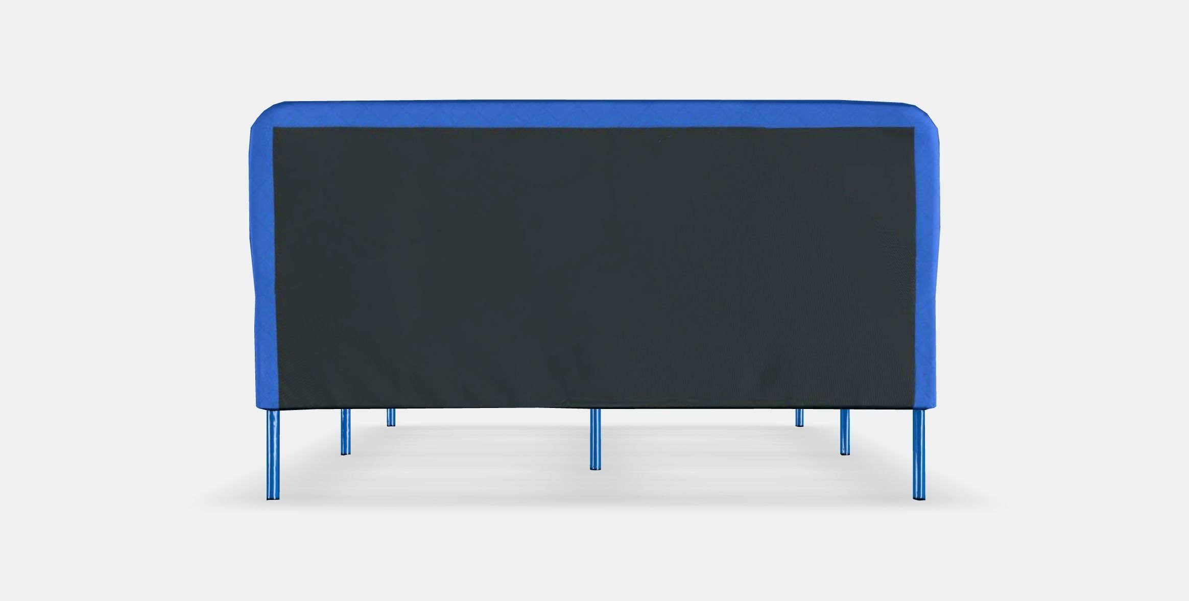 SLATTUM Upholstered bed frame 1 Low-poly 3D model_15