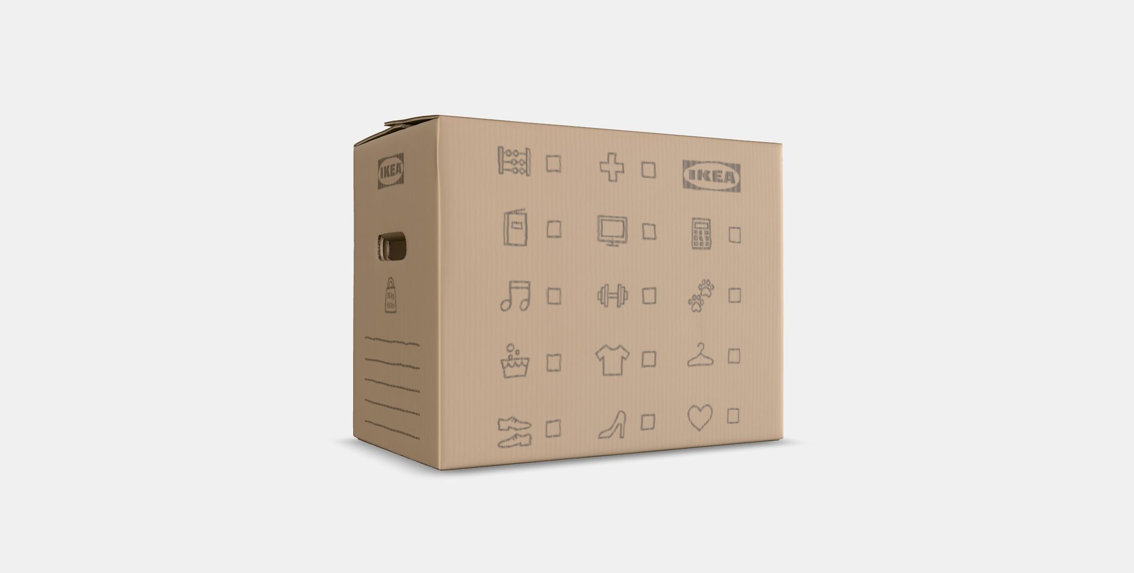 DUNDERGUBBE Moving box Low-poly 3D model_15