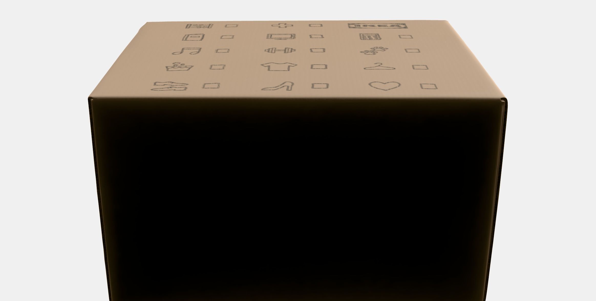 DUNDERGUBBE Moving box Low-poly 3D model_5