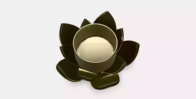 KNASTRIGT Tealight holder Low-poly 3D model
