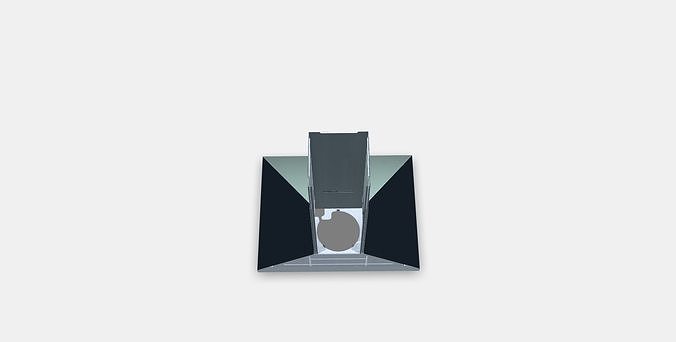 RYTMISK Wall mounted extractor hood Low-poly 3D model
