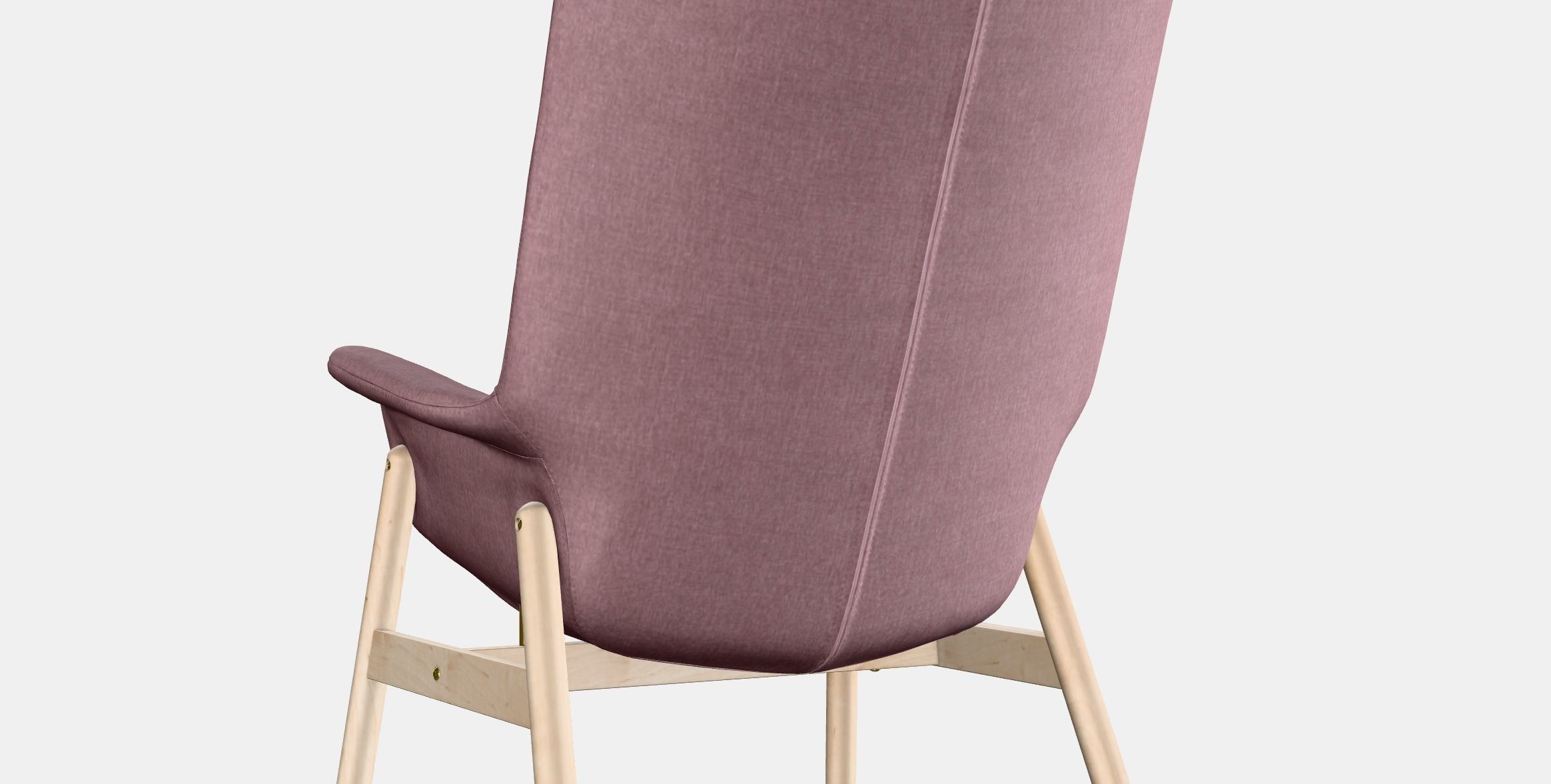 VEDBO High-back armchair 2 Low-poly 3D model_2