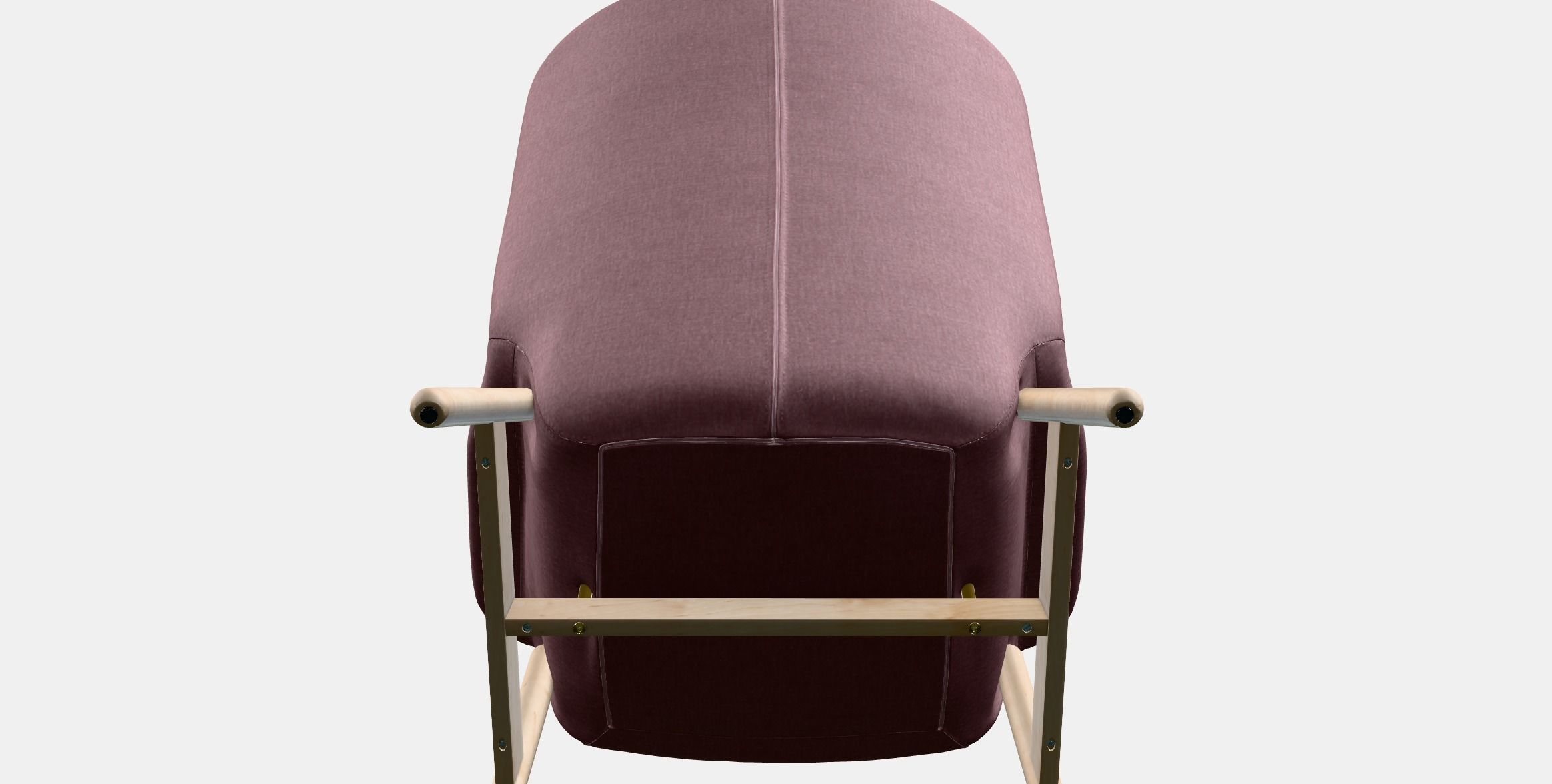 VEDBO High-back armchair 2 Low-poly 3D model_10