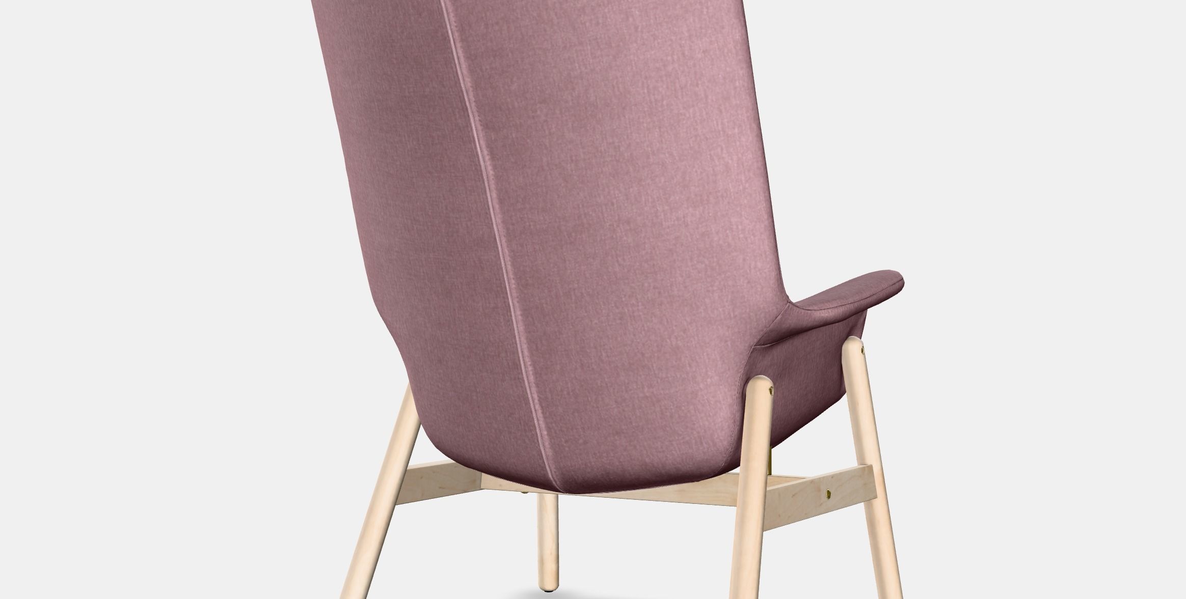 VEDBO High-back armchair 2 Low-poly 3D model_4