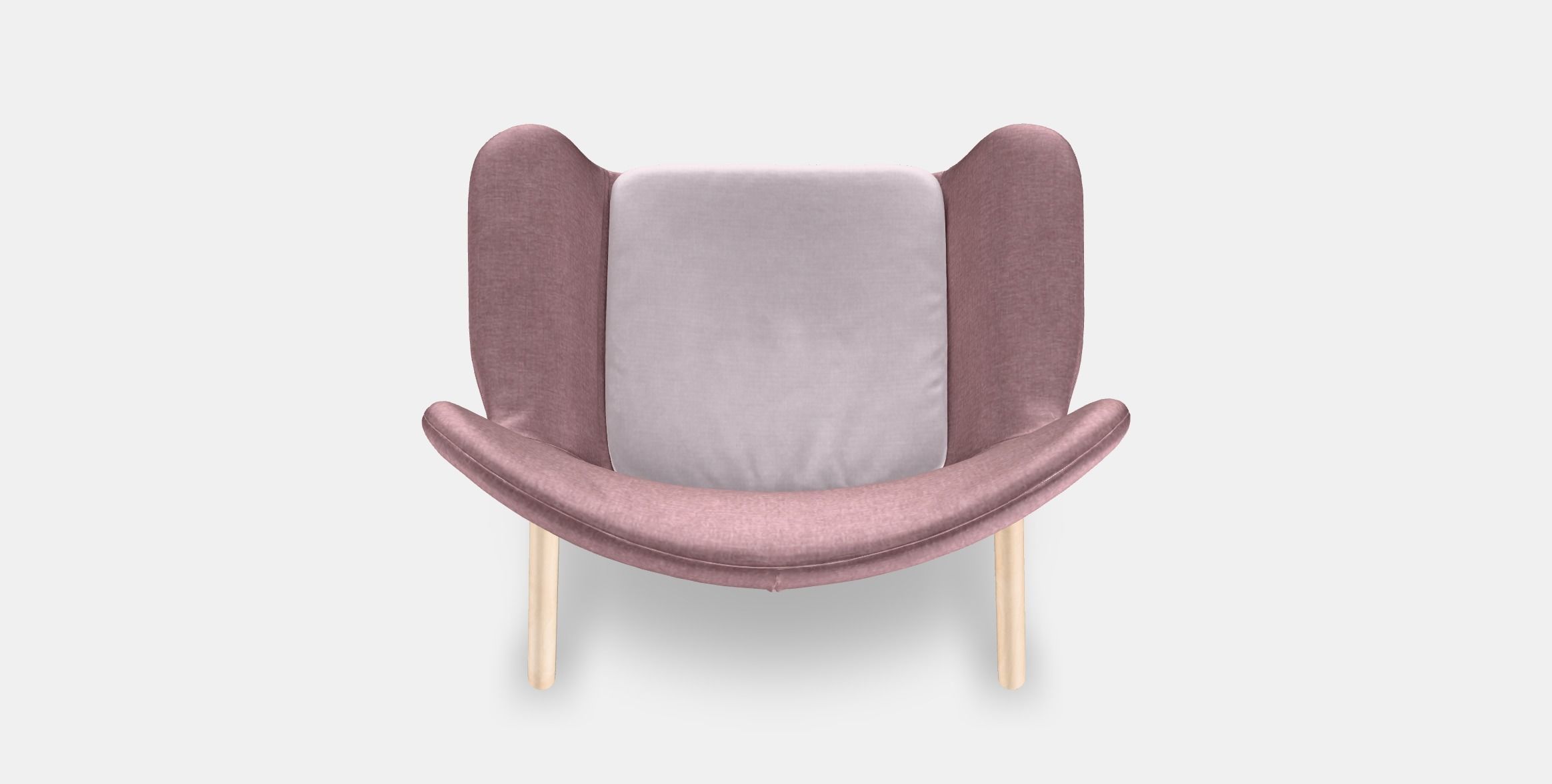 VEDBO High-back armchair 2 Low-poly 3D model_6