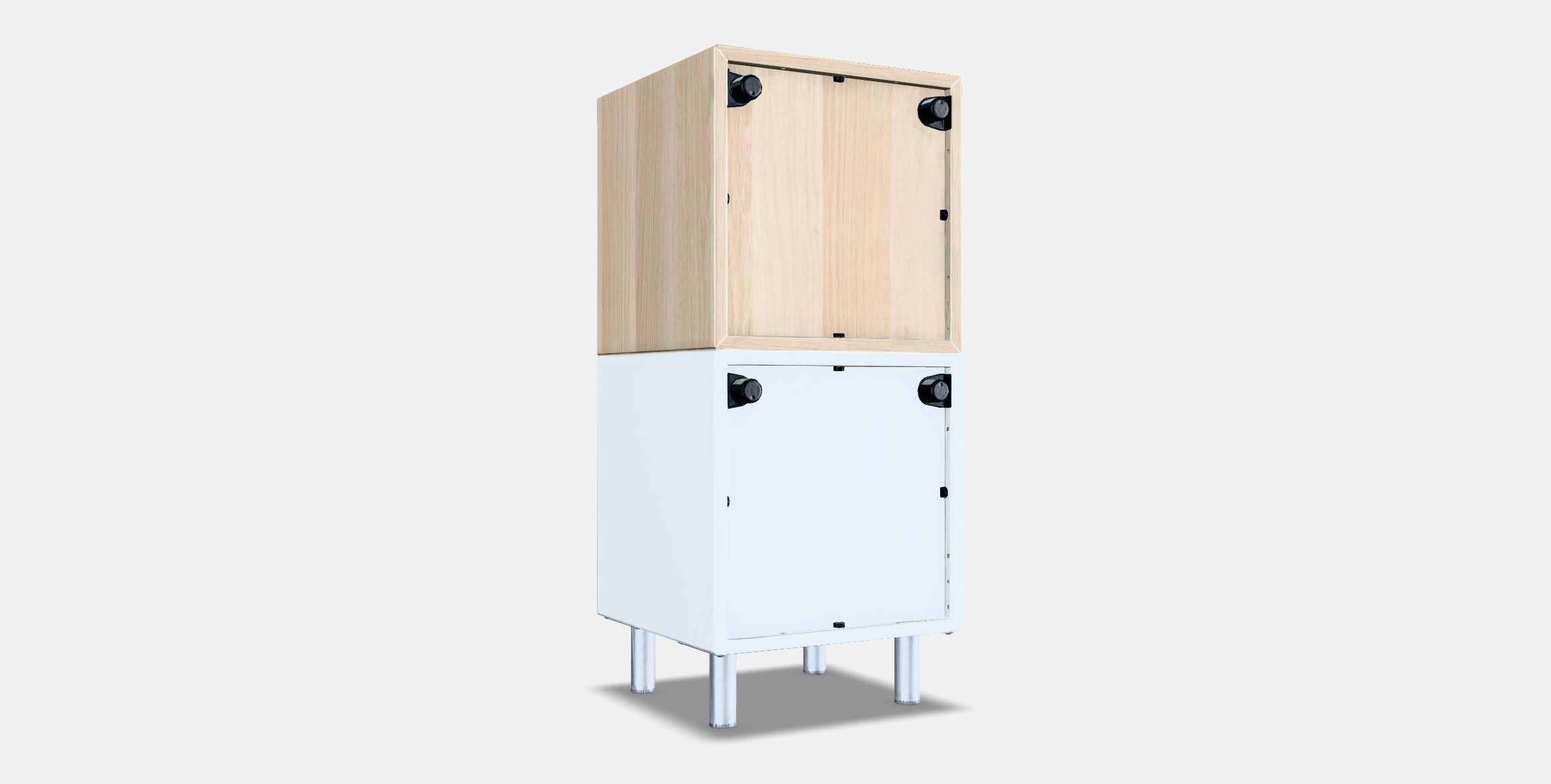 EKET Cabinet combination with legs 2 Low-poly 3D model_16