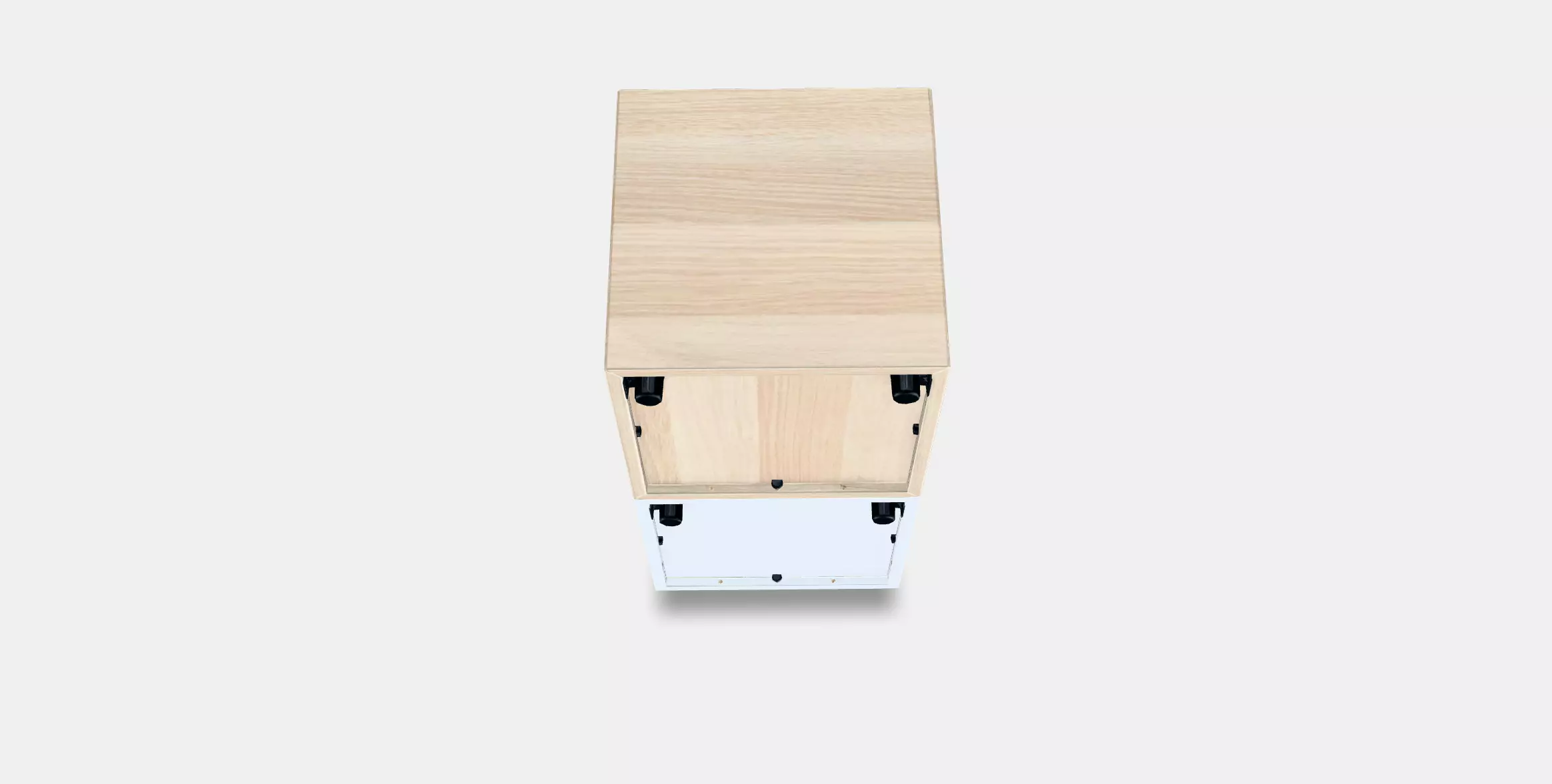 EKET Cabinet combination with legs 2 Low-poly 3D model_0