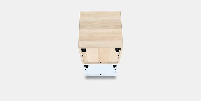 EKET Cabinet combination with legs 2 Low-poly 3D model