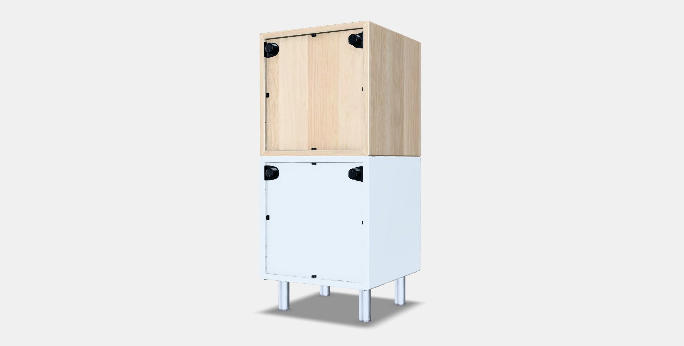 EKET Cabinet combination with legs 2 Low-poly 3D model_5