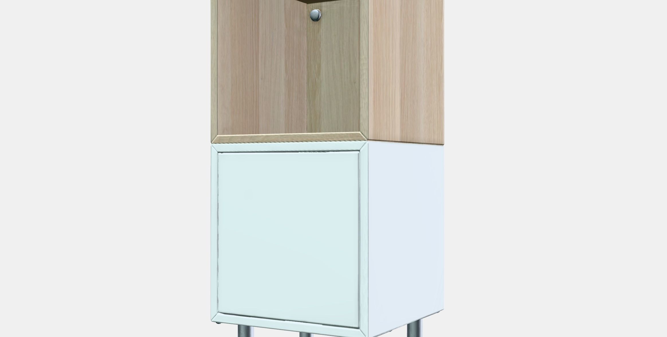 EKET Cabinet combination with legs 2 Low-poly 3D model_13