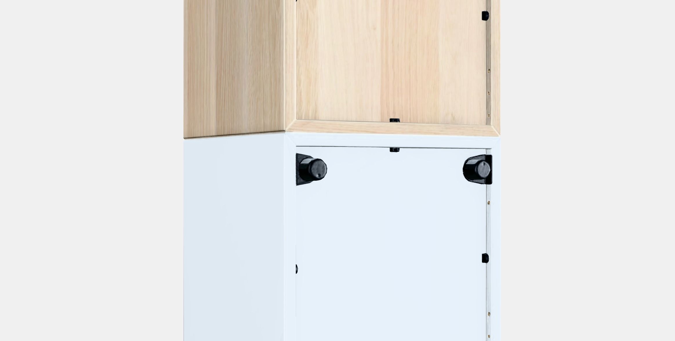 EKET Cabinet combination with legs 2 Low-poly 3D model_3