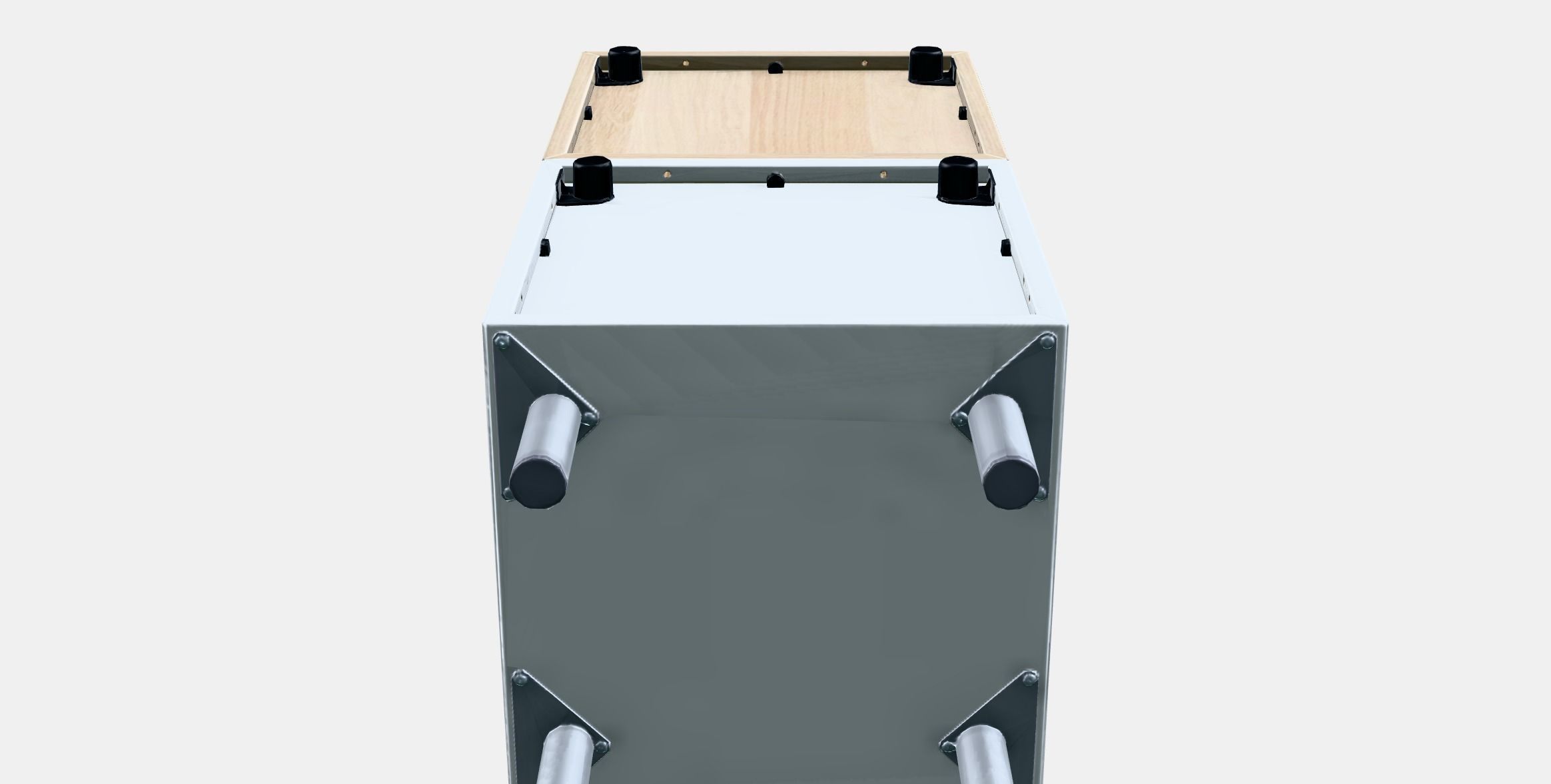 EKET Cabinet combination with legs 2 Low-poly 3D model_6