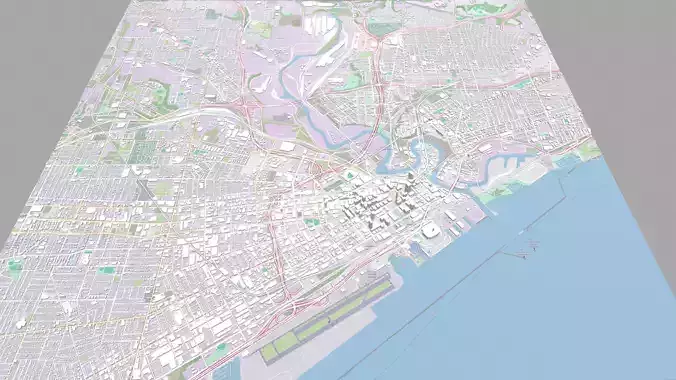 Cityscape Cleveland United States