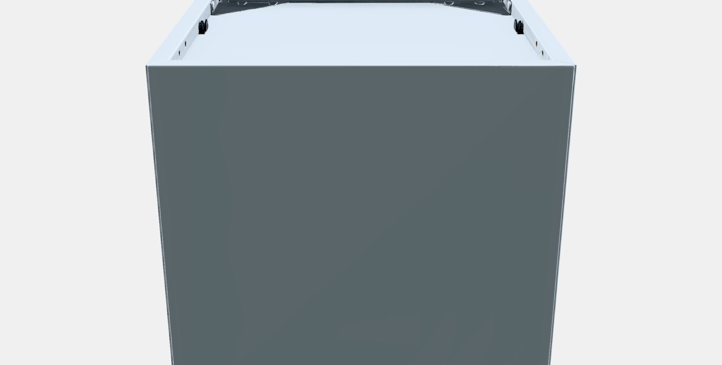 EKET Wall cabinet with 2 drawers 1 Low-poly 3D model_8