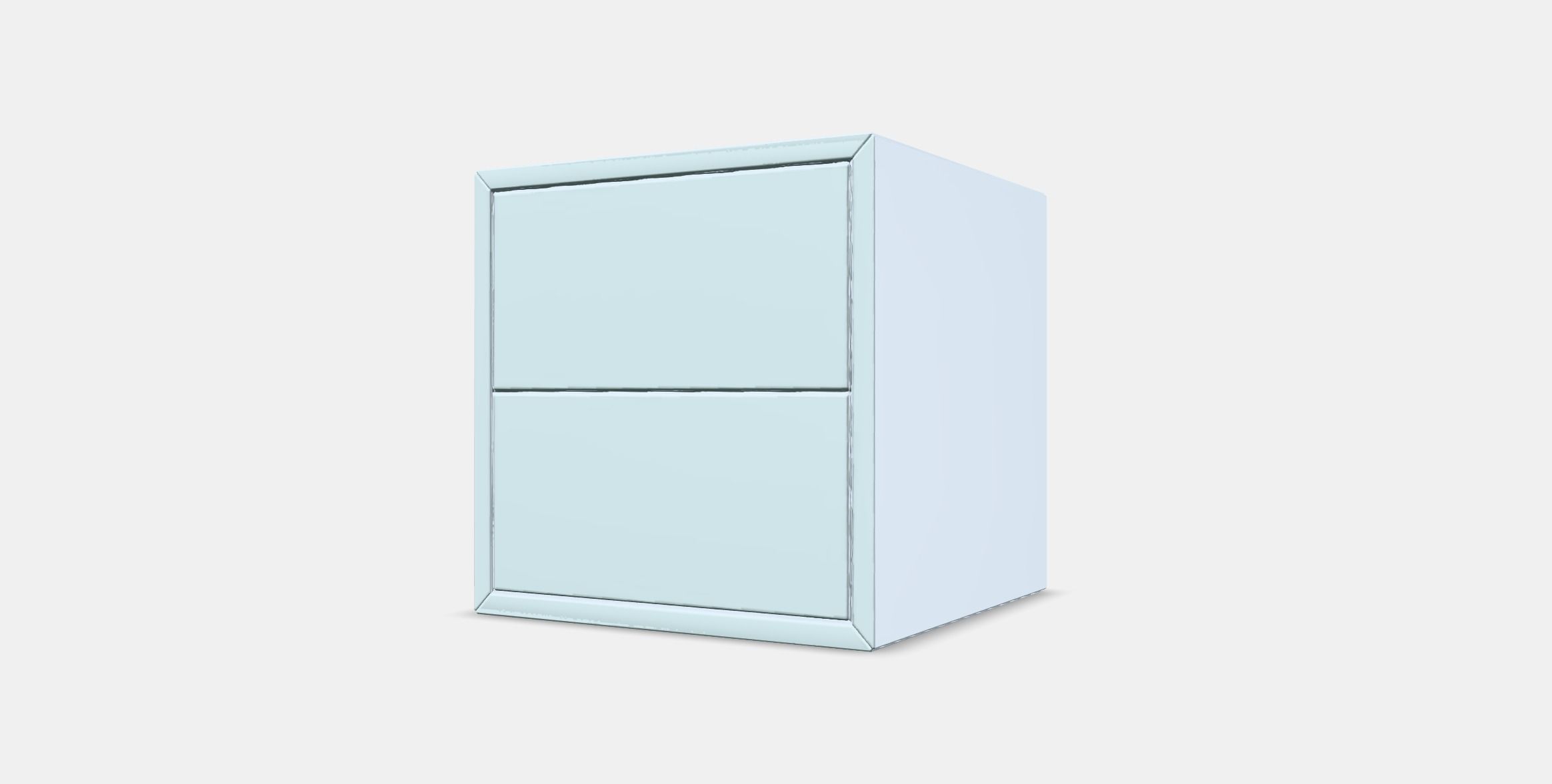 EKET Wall cabinet with 2 drawers 1 Low-poly 3D model_12