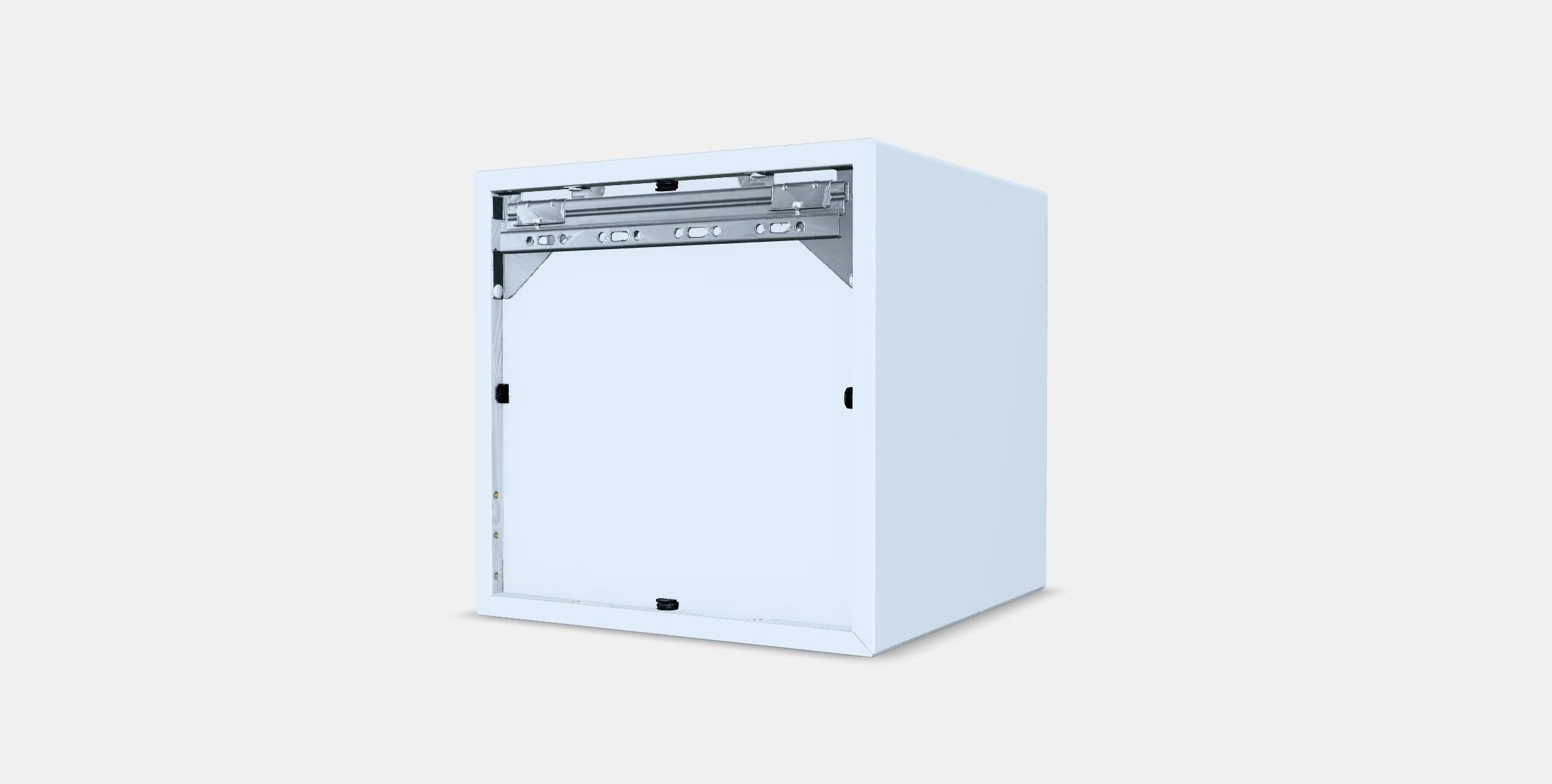 EKET Wall cabinet with 2 drawers 1 Low-poly 3D model_5