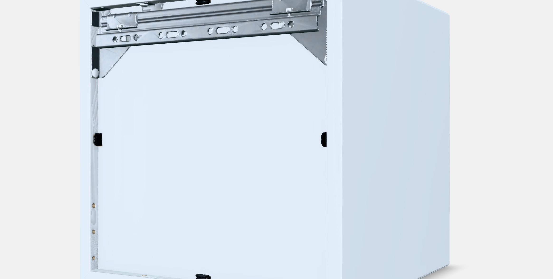 EKET Wall cabinet with 2 drawers 1 Low-poly 3D model_6