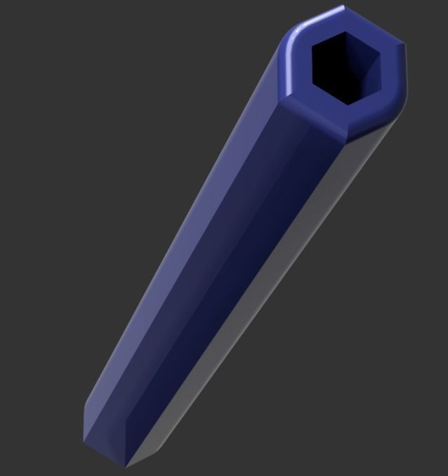 ACRYLIC NAIL DOTTING TOOL with BITS For Nail Techs 3D print model_1