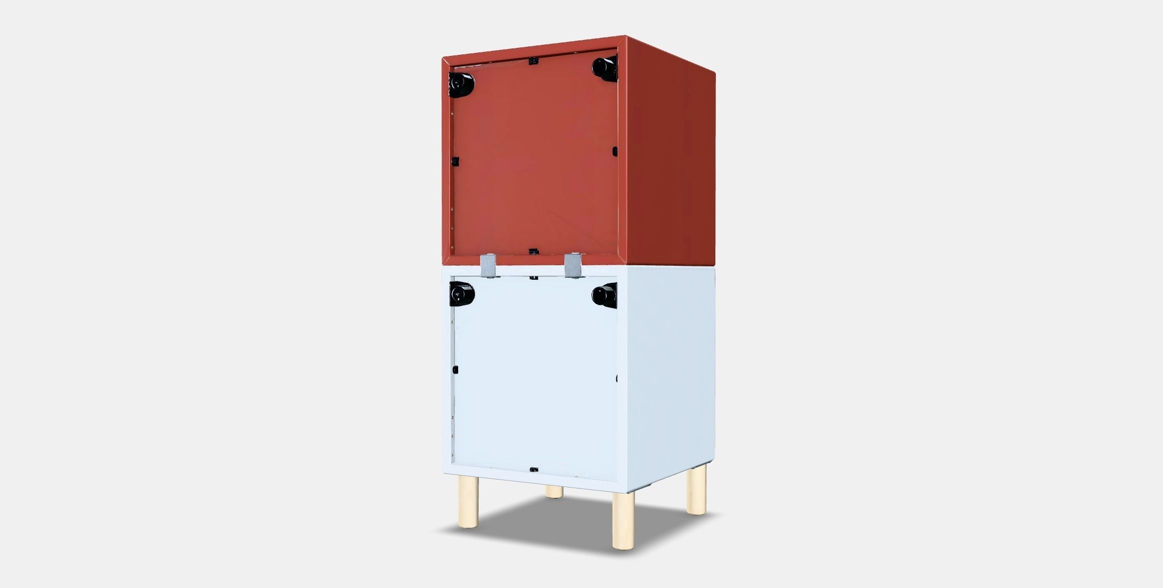 EKET Cabinet combination with legs 3 Low-poly 3D model_3