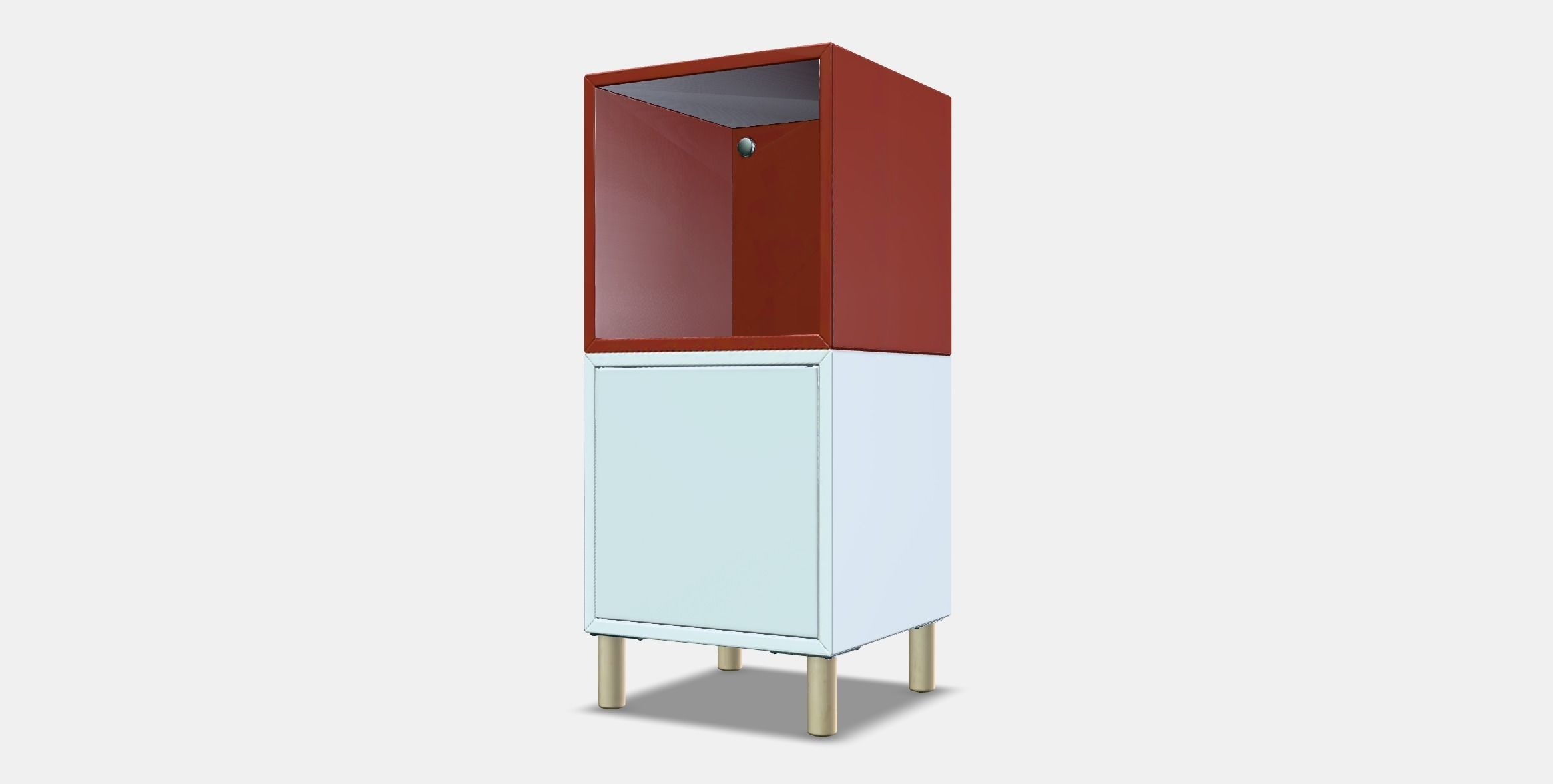EKET Cabinet combination with legs 3 Low-poly 3D model_12