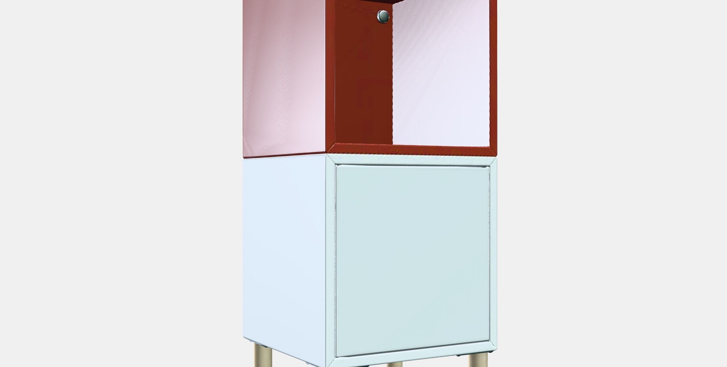 EKET Cabinet combination with legs 3 Low-poly 3D model_10