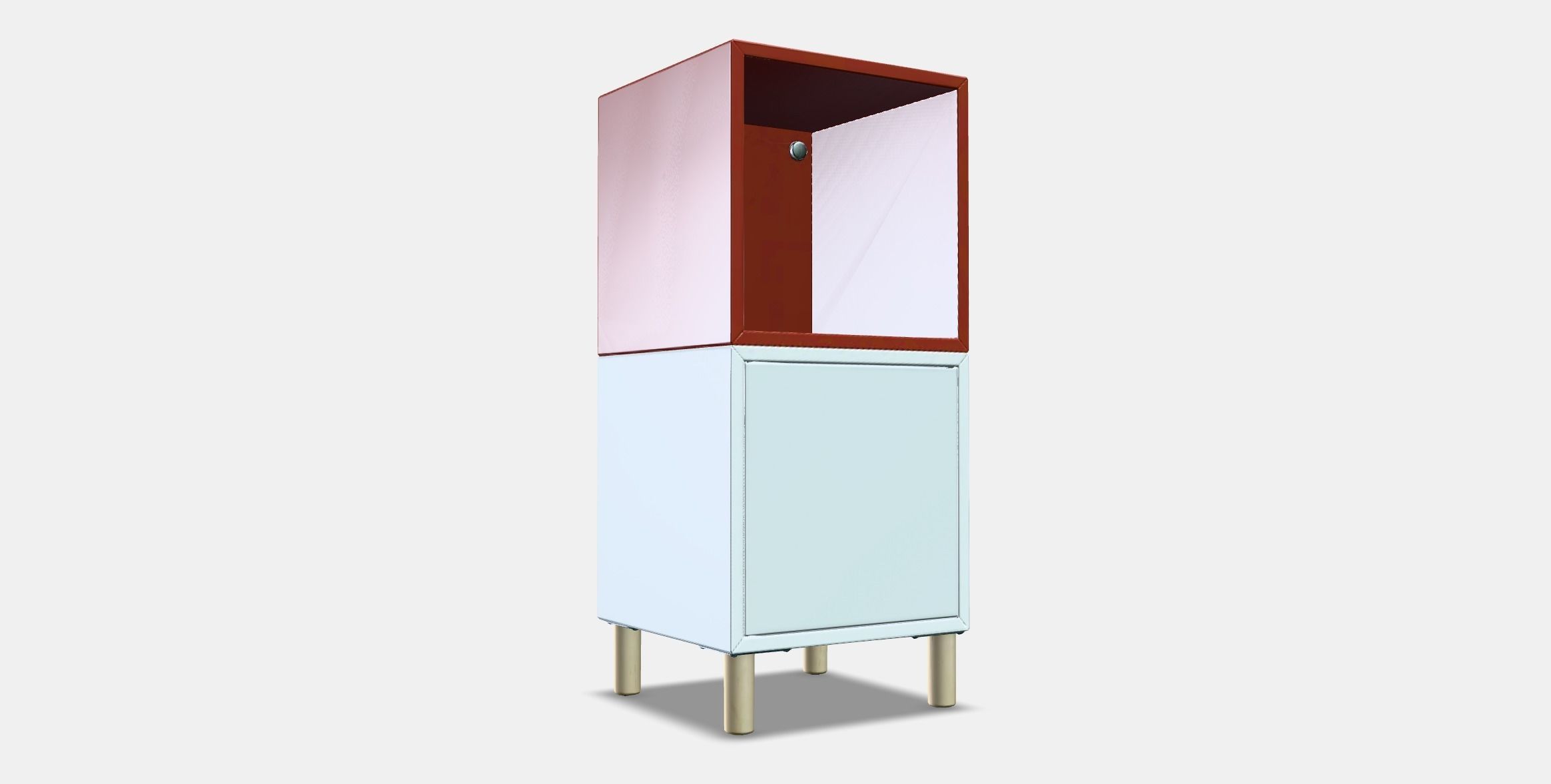EKET Cabinet combination with legs 3 Low-poly 3D model_4