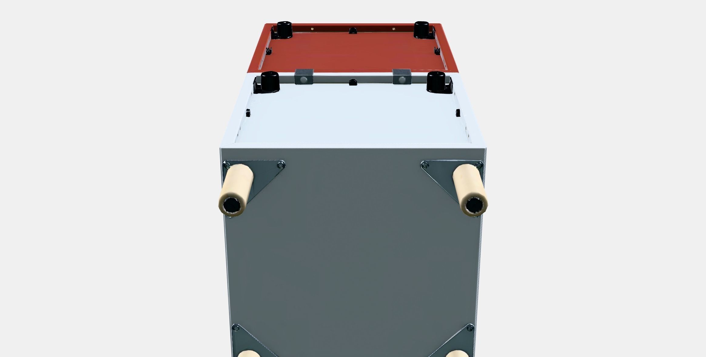 EKET Cabinet combination with legs 3 Low-poly 3D model_8