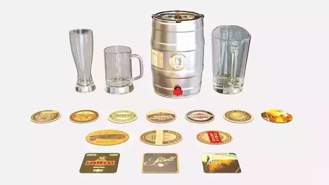 Bartender Tools Set 200 BeerCoasters