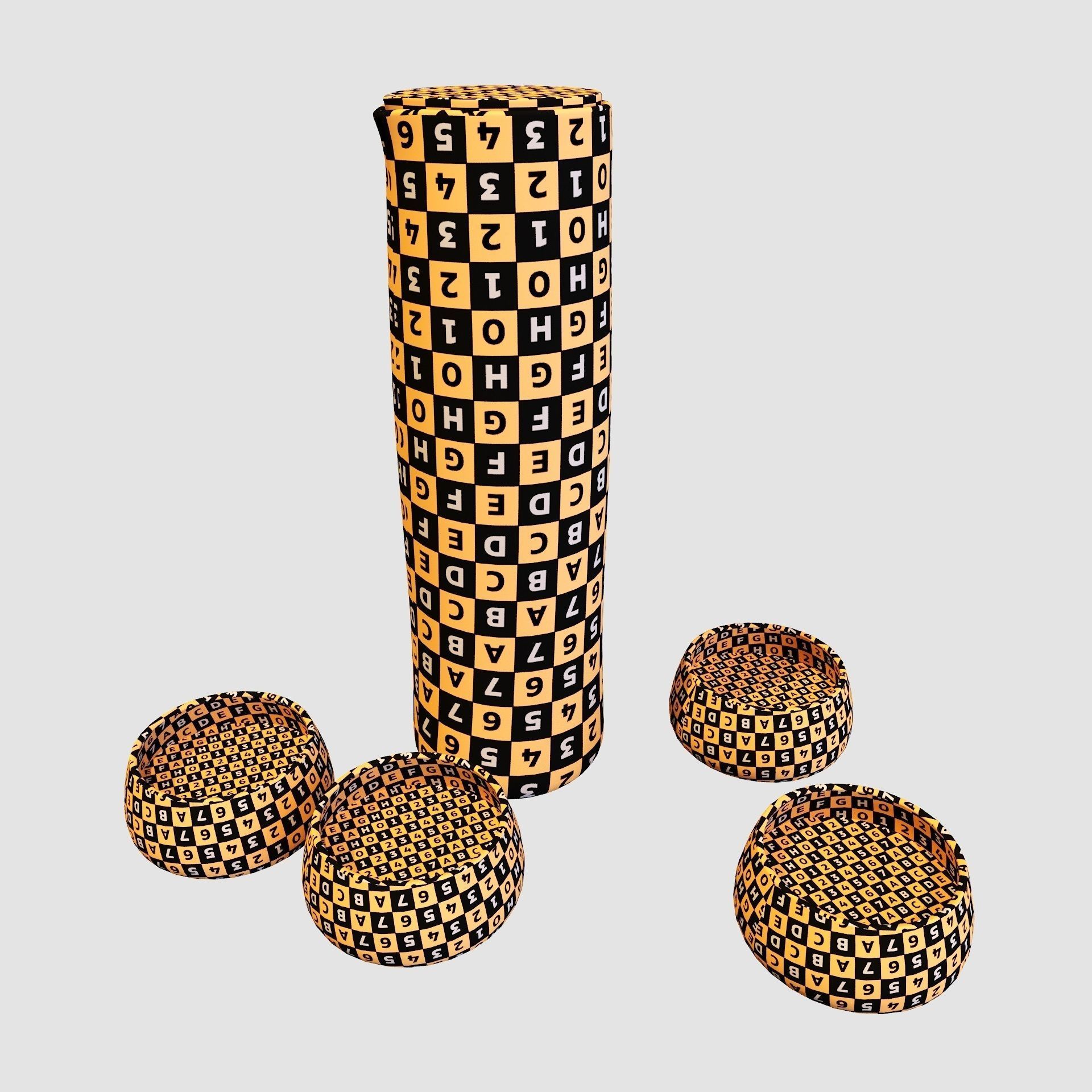 Bartender Tools Set 200 Bottles 3D model_12