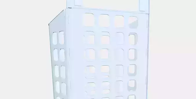 VARIERA Waste bin Low-poly 3D model