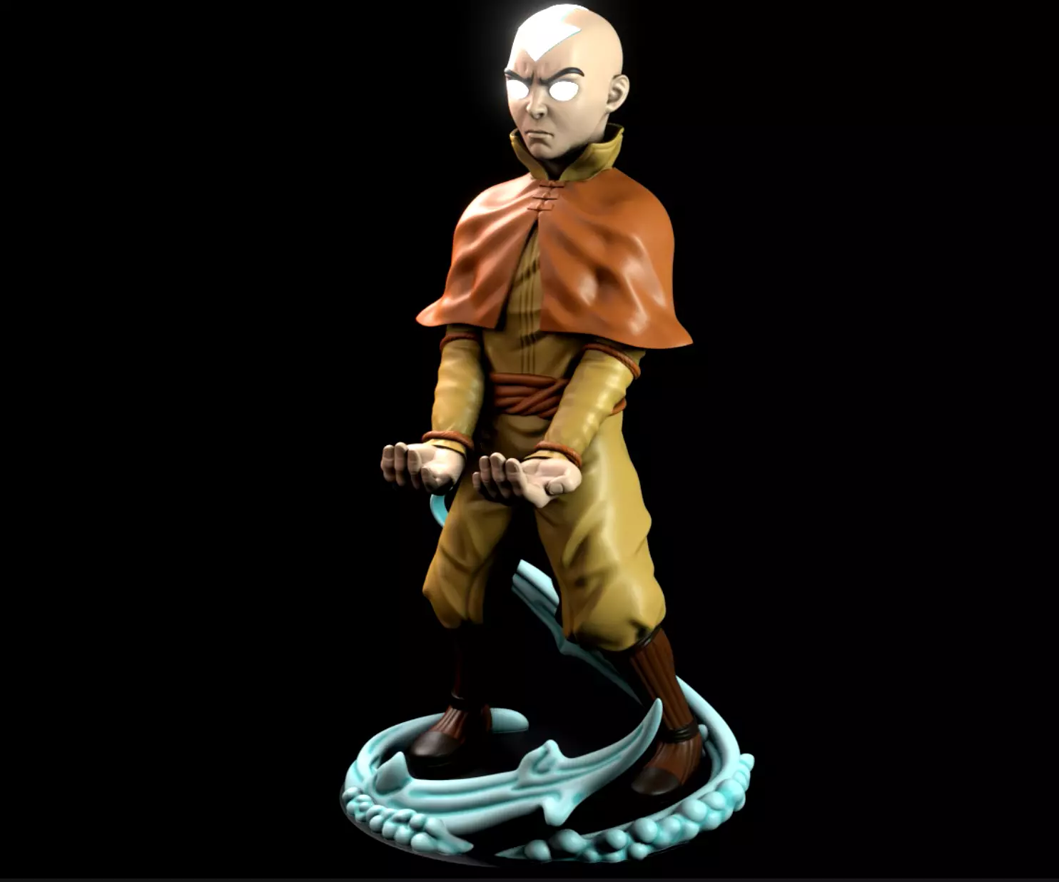 Ang Avatar joystick holder 3D print model_0