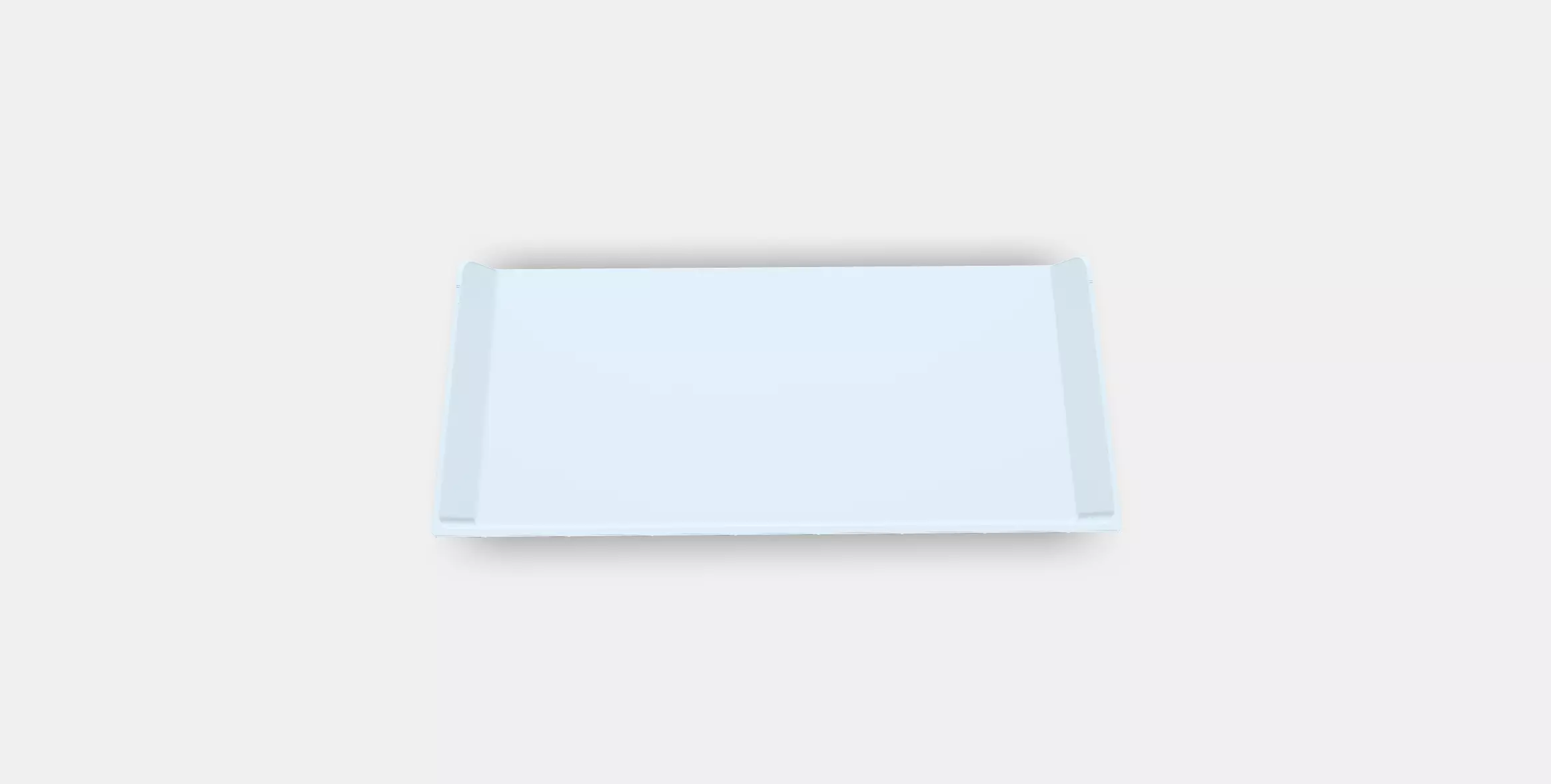 UPPDATERA Adjustable add-on tray Low-poly 3D model